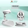 Ghế Tắm Cho Bé 4in1 Tắm Gội, Thay Bỉm, Vệ Sinh, Thay Đồ Có Thể Điều Chỉnh Độ Cao, Gấp Gọn Kentuti Version 2025