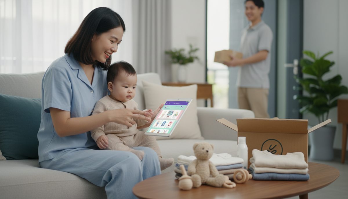Mua sắm mẹ và bé online dễ dàng cùng Kentuti - ảnh minh họa 1